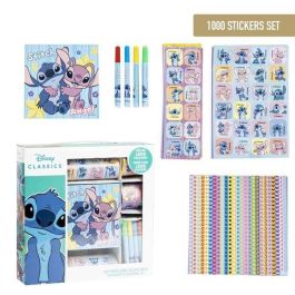 Pack pegatinas 1000 piezas stitch 21.5 x 21.5 x 5.2 cm Pack pegatinas 1000 piezas stitch 21.5 x 21.5 x 5.2 cm