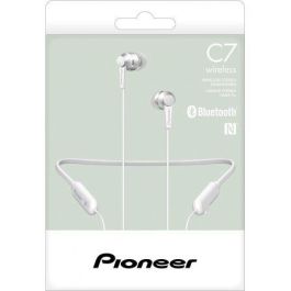 Auriculares Inalámbricos Intrauditivos Pioneer SE-C7BT(W)/ con Micrófono/ Bluetooth/ NFC/ Blancos