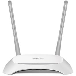 TP-LINK TL-WR840N Router Wi-Fi N300 (300 Mbit/s) Banda Única 2.4GHz Ethernet Gris/Blanco