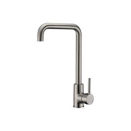 Grifo de cocina mezclador ROUSSEAU Kiloo - Sin spray - Acero inoxidable gris