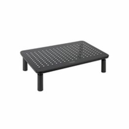 TooQ TQMR086 Soporte Monitor de Escritorio Ergonómico para 1 Pantalla, 20 kg, Altura Ajustable 100-140 mm, Plástico/Acero Negro