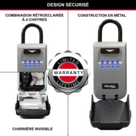MASTER LOCK Caja de llave segura retroiluminada - Mango MASTER LOCK Caja de llave segura retroiluminada - Mango