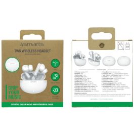 4smarts SkyBuds Pro ANC TWS Auriculares Bluetooth Inalámbricos Cancelación Ruido Activa Color Verde Aceituna