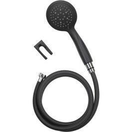 Edouard Rousseau Set Teleducha y Flexible COMBIFLEX HEBE Negro 5 Chorros, 100mm ABS, Anti-cal, Manguera PVC 1.5m, Soporte Mural Precio: 25.4999998. SKU: B1JNPVBGY3