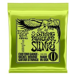 ERNIE BALL Cuerdas Guitarra Eléctrica Slinky 8 Cuerdas Níquel Wound Multiescala 10-74 para tono equilibrado Precio: 14.49999991. SKU: B15XTS8KWB