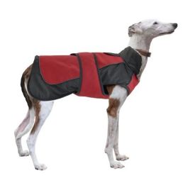 Nayeco Chaqueta Perro X-Trek Resistente al Agua Frío Térmica Reflectante Cierre Velcro Ajuste Pecho Invierno Rojo 40 cm