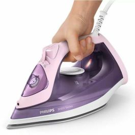 Philips DST3020/20 Plancha a Vapor 3000 Series Suela Cerámica 2200W Azul, Vapor Continuo 35g/min, Golpe de Vapor 160g/min, Antical