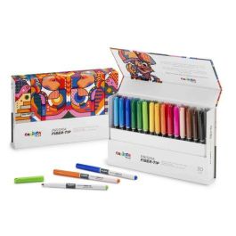 Carioca Rotuladores Plus Prisma, Punta Doble Fina, Colores Surtidos, Tinta Súper Intensa y Resistente a la Luz, Caja Rígida 30 Unidades Precio: 11.49999972. SKU: B13R3M4TQW