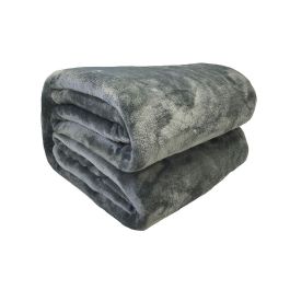 Manta microflan 220x240 cm gris Precio: 44.98999978. SKU: S7151811