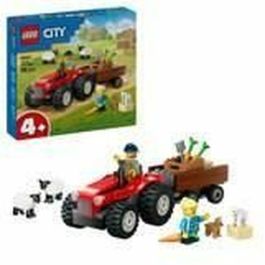 Lego 60461 Tractor agrícola rojo con remolque y oveja - Juego para niños a partir de 4 años Precio: 30.59000032. SKU: B14P8ZKAYA