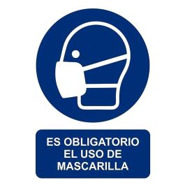 Archivo 2000 Señal "Obligatorio Uso De Mascarilla" 210x297 Pvc Azul Y Blanco Precio: 2.6899994. SKU: B1AALWEQZG
