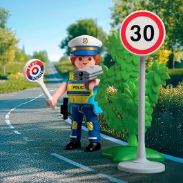 Playmobil 72029 Special Plus - Policía con Radar de Velocidad, Set de Figuras de Acción para Niños +4 años