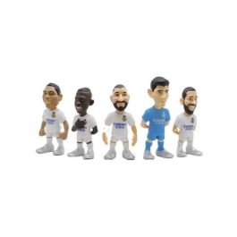 Pack minix con 5 figuras real madrid c.f 7 cm - modelos surtidos