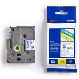 BROTHER Cinta laminada blanco/azul 9mm Precio: 12.94999959. SKU: B16SXJ7J5Y