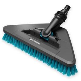 Gardena Cepillo de cerdas duras triangular flex cleansystem para limpieza de superficies duras y rincones 18814-20