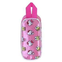 KARACTERMANIA Portatodo 3D Funny Hello Kitty Doble Escolar con Relieve y 2 Compartimentos 9.5x22x8cm