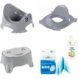 Thermobaby Kit Completo Aprendizaje Orinal y WC Infantil: Orinal, Reductor WC, Taburete Antideslizante, Colchón Cambio Desechable, Espuma Desinfectante Precio: 41.50000041. SKU: S7182351