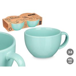 Set 4 Tazones Menta 480Ml Vessia 29X8CM (8 Unidades) Precio: 51.49999943. SKU: B15THH5BQV
