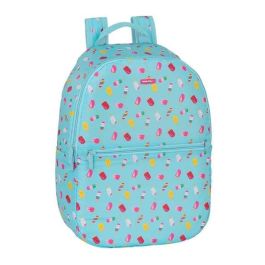 Mochila Escolar Safta Turquesa