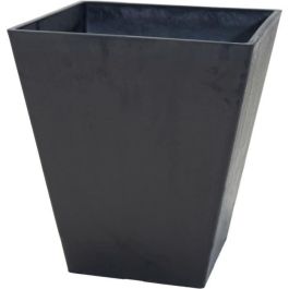 Maceta - MEGA COLECCIONES - Ecostone Square - 48 x 57 cm - Negra Precio: 87.5000005. SKU: B1H8YCE6HV