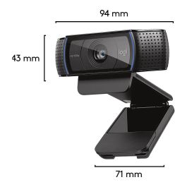 Logitech Webcam C920 Negra Full HD 1080p Video Grabacion