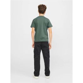 Camiseta de Manga Corta Infantil Jack & Jones Jorheavens Neck Oliva