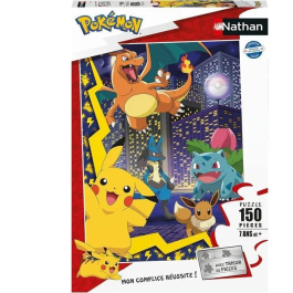 Nathan Puzzle de 150 Piezas Pokémon Town 4005556861897 Edades 7+ Años