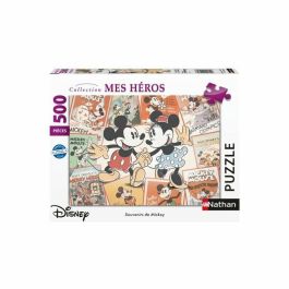 Nathan - Puzzle de 500 piezas - Mickey/Disney Memories - Adultos y niños a partir de 12 años - Puzzle de calidad premium - 12000969