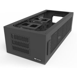 Thermaltake AX100 Estante PC Negro para ventiladores 120/140mm y radiador 480mm, soporta HDD 2.5/3.5"
