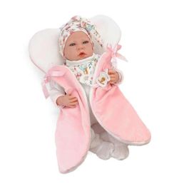 Reborn buzo blanco punto mecanismo real almohada lactancia ref: 8302-24 50 cm Reborn buzo blanco punto mecanismo real almohada lactancia ref: 8302-24 50 cm