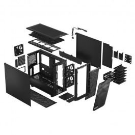 Fractal Design FD-C-MES2A-01 Meshify 2 - Carcasa PC E-ATX - Panel Sólido Negro - USB-C - Soporte Vertical GPU