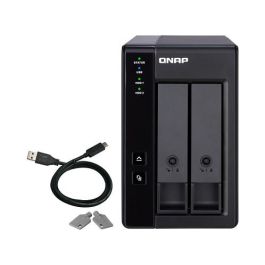QNAP TR-002 Unidad de Disco Múltiple Negro