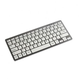 Tacens 6LEVISCOMBOV2 Teclado y Ratón Inalámbricos Compacto Ultrafino Multimedia Blanco con Sensor Óptico 1200-2000 DPI Tecnología 2.4G