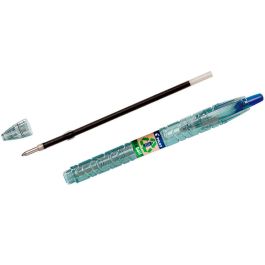 Boligrafo Pilot Ecoball Plastico Reciclado Tinta Aceite Punta De Bola 1 mm Color Azul 10 unidades