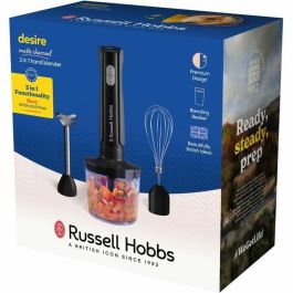 Russell Hobbs RUS5038061162875 Batidora de Mano Desire Matte Charcoal 500W, 2 Velocidades + Pulse, Negra Russell Hobbs RUS5038061162875 Batidora de Mano Desire Matte Charcoal 500W, 2 Velocidades + Pulse, Negra