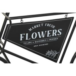 DKD Home Decor Expositor Terraza Y Jardin Negro Marron 62 x 83 x 131 cm