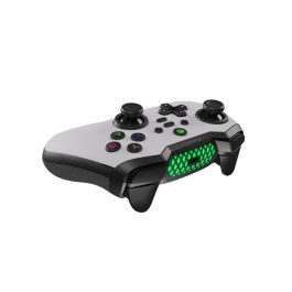 GENESIS Mangan 400 Gamepad Inalámbrico Bluetooth Blanco para PC, Switch, Android, iOS. Precisión, Vibración, Joysticks Analógicos