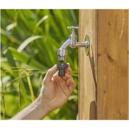 Gardena 2802-20 Conector para grifo G 1" (3,33 cm) Sistema Profi-System para grifos con rosca, color negro