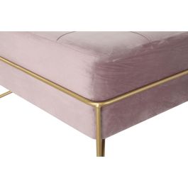 Descalzadora Glam DKD Home Decor Rosa Dorado 80 x 42 x 80 cm