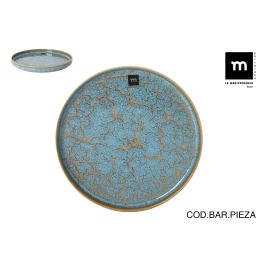 La Mediterranea Bandeja Redonda 24.8 x 2.5 cm "Scratch Blue" Precio: 28.58999979. SKU: B1K4G8NBVZ
