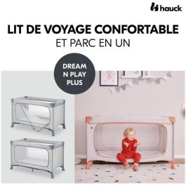 Hauck HAU1731647197993 Cuna de viaje Dream N Play Plus 60 x 120 cm. Desde el nacimiento, plegable, Menta polvorienta