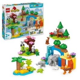 LEGO DUPLO My Town 10446 Familias de animales salvajes 3 en 1 - Juegos de aprendizaje temprano con animales LEGO DUPLO My Town 10446 Familias de animales salvajes 3 en 1 - Juegos de aprendizaje temprano con animales