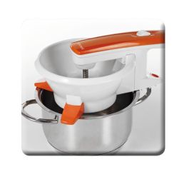 Ariete 261 PASAPURÉS 2.0 PASSÍ NARANJA - Pasapurés eléctrico, 1000 horas de autonomía, fácil limpieza