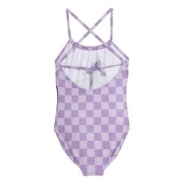 Hello Kitty Bañador de natación para niña con diseño Kuromi, talla 5 años, color lila.