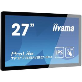 Iiyama Prolite Tf2738Msc-B2 Monitor Pantalla Táctil 68,6 Cm (27") 1920 X 1080 Pixeles Multi-Touch Multi-Usuario Negro Iiyama Prolite Tf2738Msc-B2 Monitor Pantalla Táctil 68,6 Cm (27") 1920 X 1080 Pixeles Multi-Touch Multi-Usuario Negro