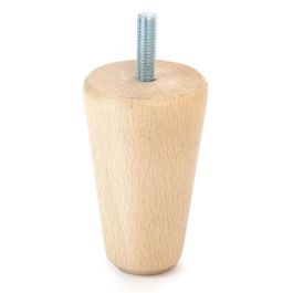 Q&Q Pata Cónica de Madera Natural - 80mm Altura, Métrica M8 para Sofás, Sillones, Butacas y Muebles de Hogar Precio: 2.50000036. SKU: B1CENHTJK6