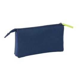 Bolso Escolar Portatodo Safta Triple Munich Blue Indigo 120x220x30 mm Bolso Escolar Portatodo Safta Triple Munich Blue Indigo 120x220x30 mm
