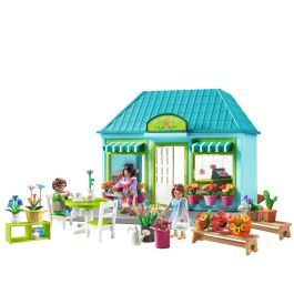 Playmobil Floristería Promo Packs 71807 - Mercado de Flores y Cafetería para Juego Imaginativo +4 Años