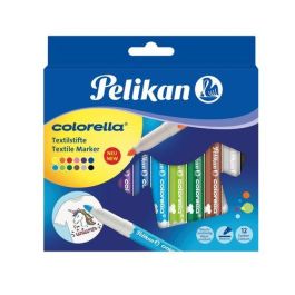 Marcador Textil Pelikan Colorella Surtido Estuche De 12 (Set de 10) Precio: 77.59000007. SKU: B1CBRLMPMC
