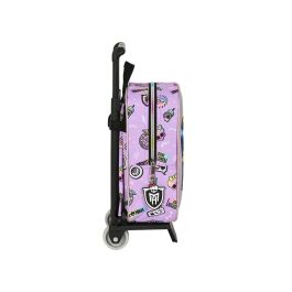 Mochila Escolar con Ruedas Monster High Best boos Lila 22 x 27 x 10 cm